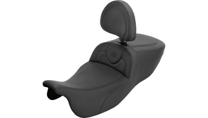Saddlemen Roadsofa Extended Reach Seat with Backrest for '15-25 Harley Davidson Freewheeler FLRT, '23-25 RG3 FLTRT (Select Stitching)