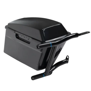 Hogworkz Double Barrel Performance Saddlebag Guards for '14-23 Harley Davidson Touring - Black