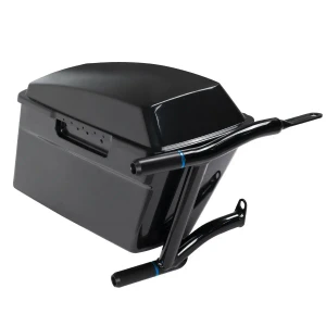 Hogworkz Double Barrel Performance Saddlebag Guards for '14-23 Harley Davidson Touring - Black