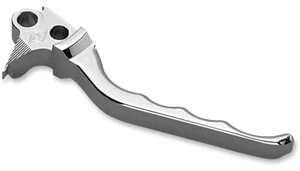 Joker Machine Grooved Billet Aluminum Brake Lever for '96-17 Harley Davidson Models - Chrome