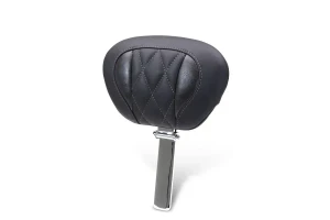 Mustang Super Touring Deluxe Diamond Driver Backrest for '24-26 Road Glide and Street Glide and '23-26 Harley Davidson CVO Road Glide (ST) and Street Glide (Select Stitching Color)