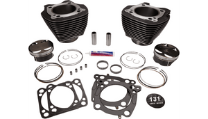 S&S Cycle 131" Hot Set Up Engine Performance Kit 4-5/8" Stroke for '18-25 Harley Davidson Softail Models - Black Granite w/Highlight