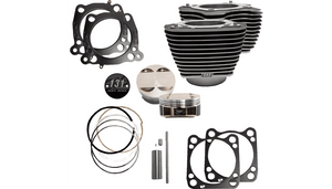 S&S Cycle 131" Hot Set Up Engine Performance Kit 4-5/8" Stroke for '18-25 Harley Davidson Softail Models - Wrinkle Black w/Highlight