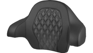 Saddlemen Tour Pak Backrest Pad for '14-25 Harley Davidson Touring Models with King Tour Pak - Lattice Stitch (Select Stitching Color)