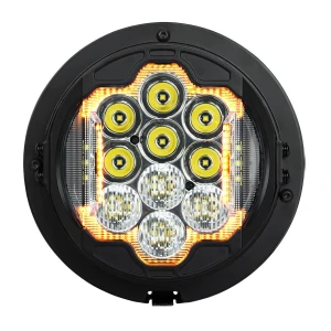 Hogworkz 7" LED Silvertooth Performance Headlight for Harley Davidson Touring, Trike and FLD Switchback