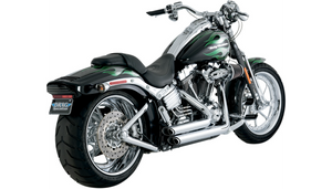 Vance & Hines Shortshots Staggered Exhaust System for '86-09 Harley Davidson Softail Models - Chrome