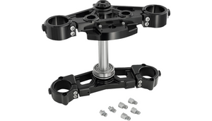 Arlen Ness 7° Raked Triple Tree for '24-Up Harley Davidson Street Glide and Road Glide Models - Black