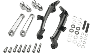 Ciro Adjustable Frame Mounted Highway Peg Mount Kit for '09-Up Harley Davidson Touring and Trike - Standard or Extended (Select Finish)