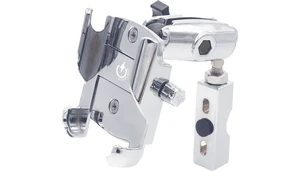 RidePower Universal Metal Phone Mount - Large/Perch Mount - Chrome