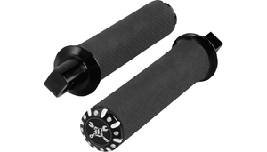 Burly Brand Hawk Foot Pegs for Harley Davidson - Black Machined