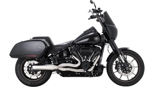 Vance & Hines 2-into-1 Gaslighter Exhaust System for '18-Up Harley Davidson Softail Models - Bushed Stainless