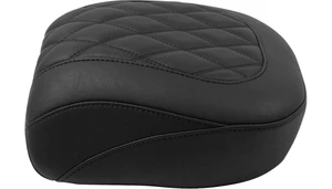 Mustang Wide Tripper Passenger Seat for '24-25 Harley Davidson Touring and '23-25 CVO FLHXSE, CVO FLTRXSE Models - Double Diamond / Black Stitching