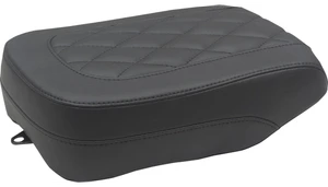 Mustang Squareback/Fastback Pillion Seat for '15-23 Kawasaki Vucan/S Models - Black Diamond Stitch