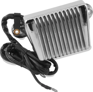 TwinPower Voltage Regulator for '02-03 Harley Davidson FLH FLT Touring Models - Chrome (Replaces OEM H-D 74505-02)