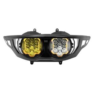 Hogworkz Sabertooth Performance LED Headlight for '24-Up Harley Davidson Road Glide and 23.5-Up CVO FLTRXSE, '26 RG3