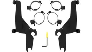 Memphis Shades Sportshield Trigger-Lock Mounting Kit for '25-26 Harley Davidson Lowrider FXLRS Models - Black