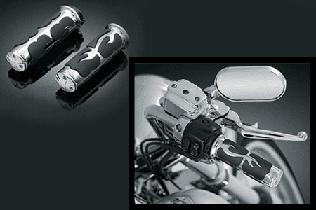 Kuryakyn  Iso-Flame Grips for Volusia 800 '01-04 & Boulevard C50 '05-09