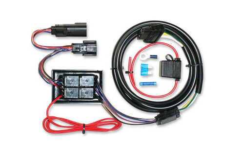 Khrome Werks  Plug N' Play Trailer Wiring Kit  for '10-13 FLHX,FLTRXW/ 6-Pin Molex Rear Light Plugs