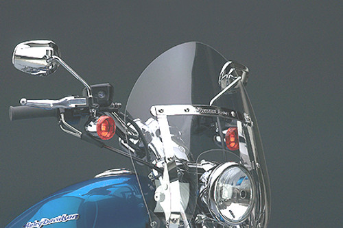 National Cycle SwitchBlade Windshield for XL Models w/ 39mm Fork Tubes -Shorty, Clear Style