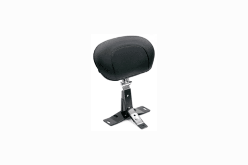 Mustang  Driver Backrest Kit for One-Piece Seat  for FLHX Street Glide '06-07 & FLHT/FLTR/FLHR Screamin' Eagle '97-05-Smooth, No Studs