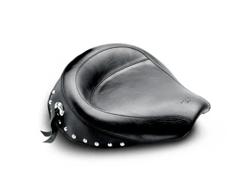Mustang Solo Seat for FX/FL Big Twin  '65-84 -Wide Studded