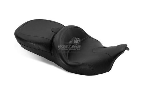 Mustang Seats Summit One-Piece Seat for Harley-Davidson Touring Models 2014-Up -Vintage with Receiver (Not for '24-Up FLHX/FLTR Models)