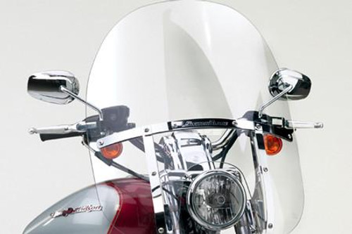 National Cycle SwitchBlade Windshield for FL Softail  Models with H-D Lightbar Installed - Two-Up Style