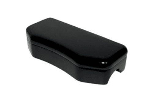 Drag Specialties Buffalo Handlebar Clamps -Gloss Black, Smooth Hidden Screws