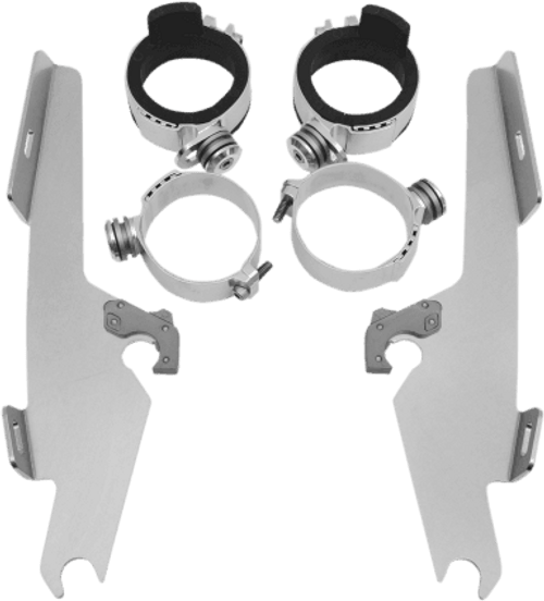 Memphis Shades Fats/Slim No-Tool Windshield Mounting Hardware for V-Star 1100 Classic '98-13
