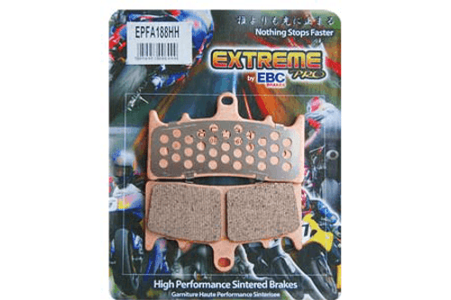 EBC Brake Pads REAR Extreme Performance Sintered Metal Pads for '08-12 FXD/FXDF/FXDWG/FXDB/FXDL-Pair OEM# 42298-08