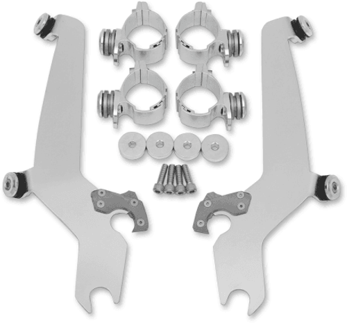 Memphis Shades Sportshield No-Tool Windshield Mounting Hardware for ACE 1100 '95-99