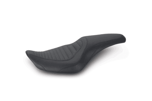 Mustang  Tripper Fastback Tuck and Roll Seat for '04-06/'10-Up Harley Davidson Sportster Models w/ 3.3 & 4.5 Gallon Tanks