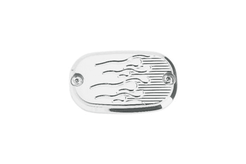 Joker Machine Chrome Billet Aluminum Covers for '99-17 Big Twin (All except '08-Up FL/ & H-D Trike, XL & Dyna) -Flame Rear Application