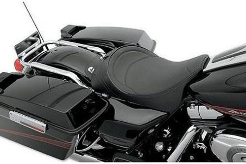 Drag Specialties Solo Front Seat for '97-07 FLT/FLHT/FLTR  (Except FLHX) -Mild Stitch