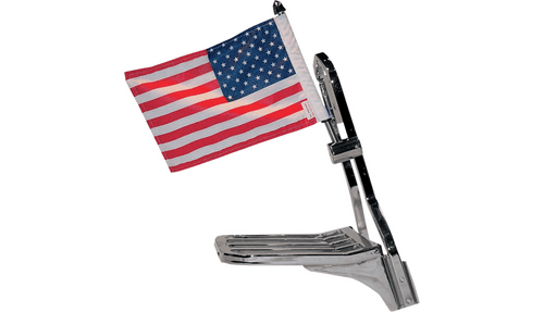 PPI Pro Pad Flag Mount for any H-D Sissy Bar -Sissy Bar Square Mount -13" Pole