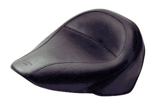 Mustang Standard Solo Seat for Cross Bones FLSTSB '08-Up w/ 200mm Wide Tire -Plain/Vintage