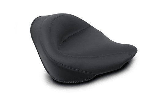 Mustang Wide Solo Seat for Softail FXST '06-17 & Fat Boy FLSTF '07-17 w/ 200mm Wide Tire -Plain/Vintage