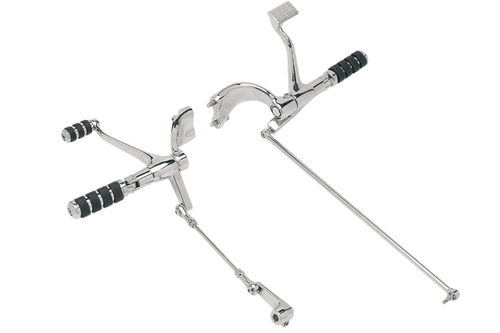 Drag Specialties Forward Control Kit for '04-13 XL Models -Standard Position, Chrome