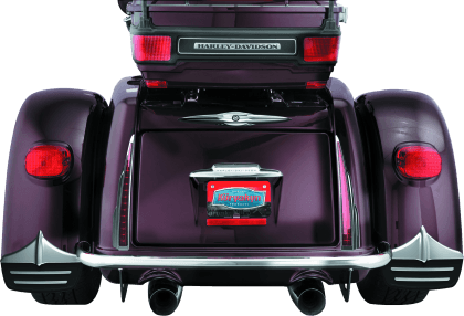 Kuryakyn Mud Flaps for '11-25 Harley Davidson FLHTCUTG Tri Glide Ultra Classic & ’11 FLHXXX Street Glide Trikes - Pair