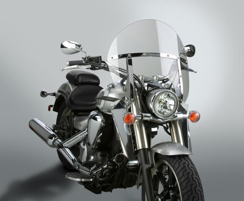 National Cycle SwitchBlade Windshield for Vulcan 900 Custom '07-Up - Chopped Style, Clear