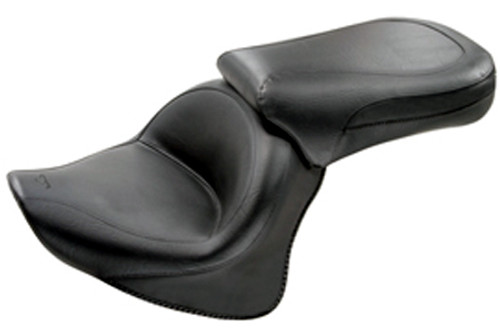 Mustang Two-Piece Wide Touring Seat for V-Star 650 Classic/Silverado '98-Up -Vintage