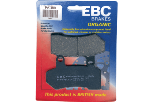 EBC Brake Pads FRONT Semi Sintered V Pads for '00-07  Big Twin (except FLSTSC/FXSTS)  & '02-05 V-Rod-Pair OEM# 44082-00/00C