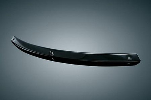 Kuryakyn Smooth Gloss Black Windshield Trim for '14-21 Electra Glides, Street Glides, Trikes