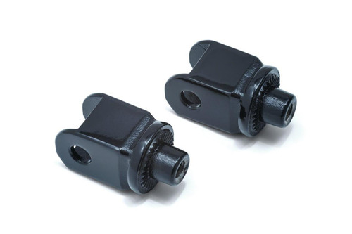 Kuryakyn Splined Peg Adapters for Honda Models - Gloss Black