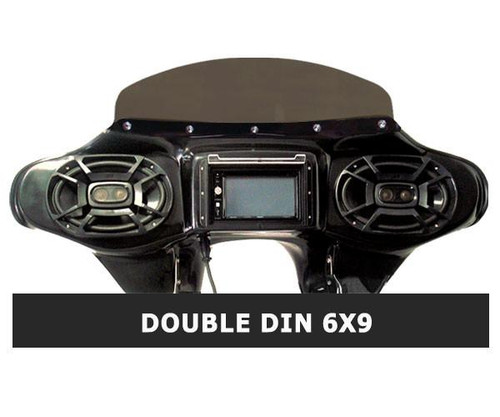 Hoppe 6x9 Touch Fairing with Navigation for Road King FLHR | West