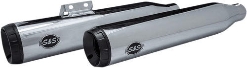 S&S Grand National Mufflers for '18-Up Harley Davidson Softail Models - Chrome (Click for Fitment)