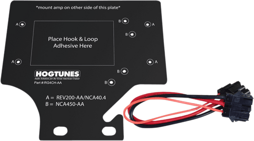 Hogtunes 4 Channel Amp Adapter Mount for '15-20 Harley Davidson Road Glide Models