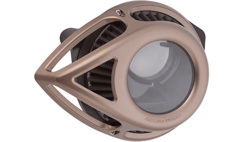 Arlen Ness Clear Tear Sucker Air Cleaner for '17-23 Harley Davidson Touring and '18-231 Softail Models - Titanium (Not for '23-'24 CVO Models or '24 FLHX/FLTR)
