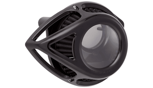 Arlen Ness Clear Tear Sucker Air Cleaner for '17-23 Harley Davidson Touring and '18-23 Softail Models - Black (Not for '23-'24 CVO Models or '24 FLHX/FLTR)