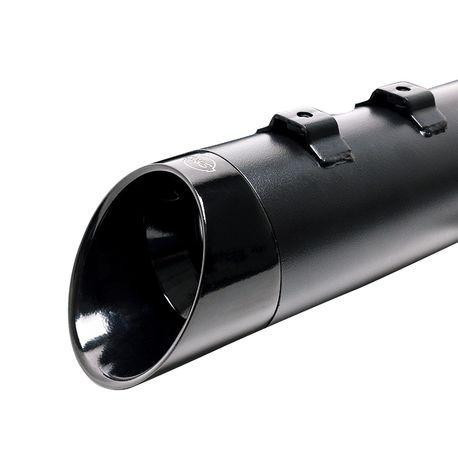 S&S Cycle MK45 Slip On Mufflers with Black Cutlass End Caps | FREE